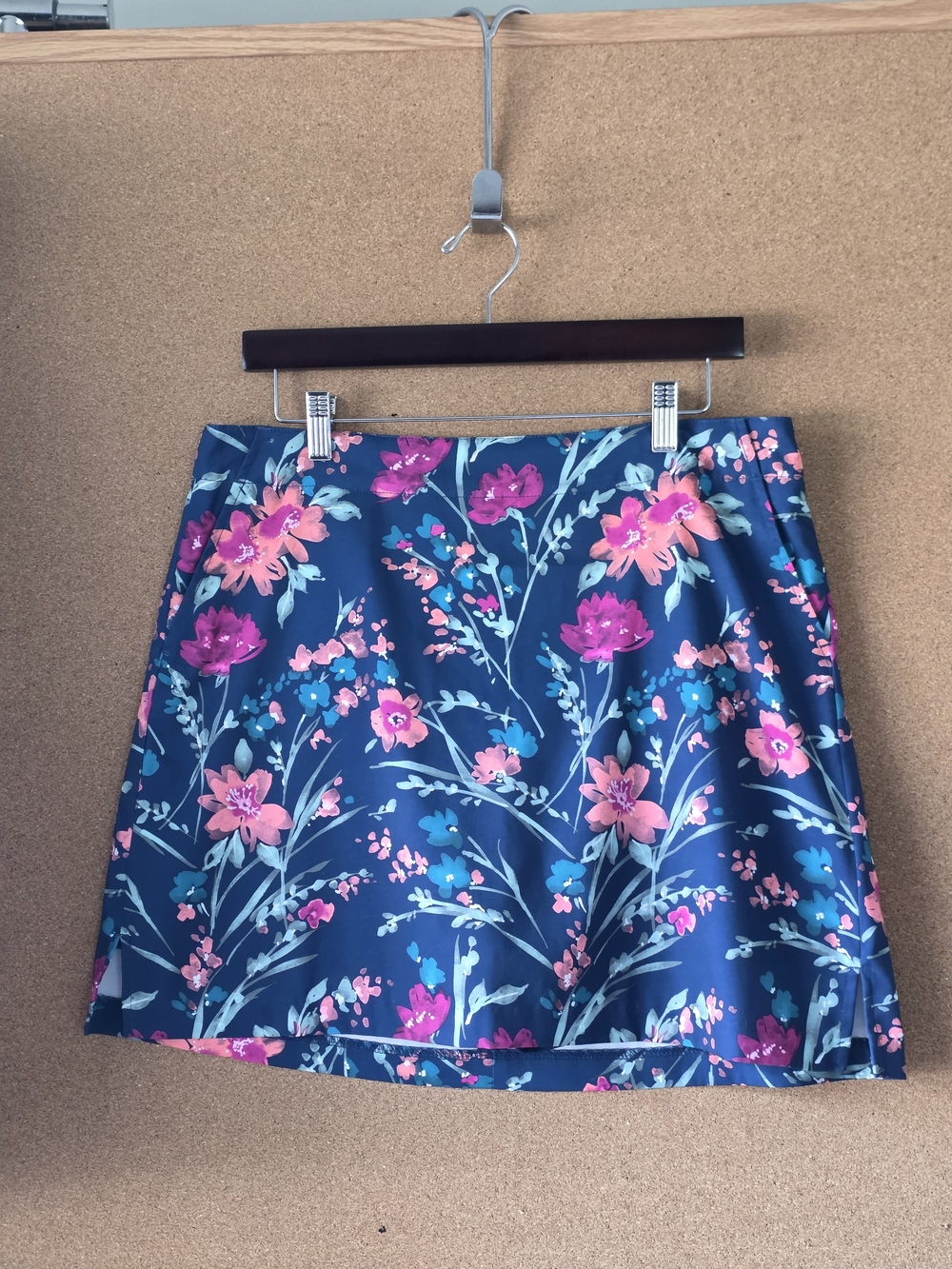 Lady Hagen Garden Floral Skort Sz 10 – Pockets, Back Zip A-Line
